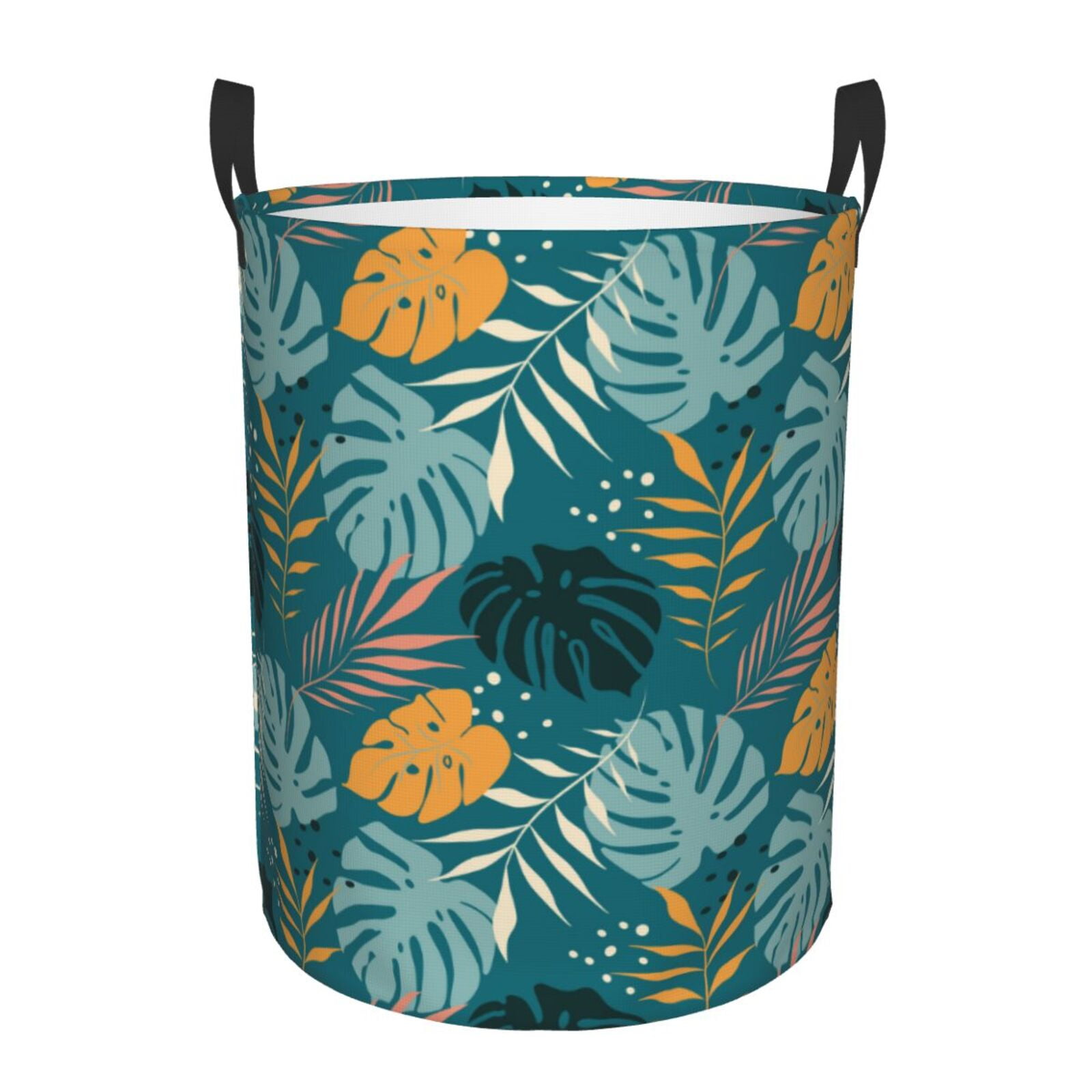 Tropical Hawaiian Floral Print Laundry Basket