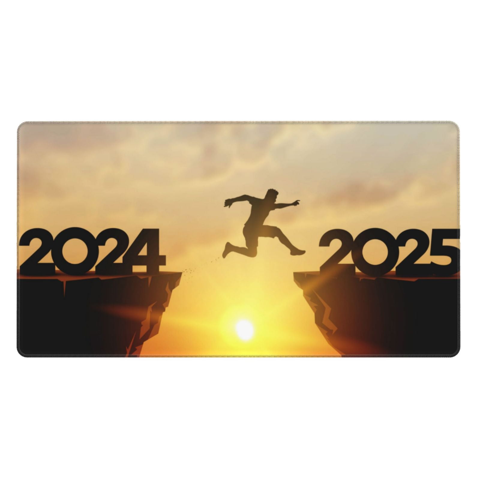 Qekee Merry Christmas In 2025 Print Desk Pad Protector,Mouse