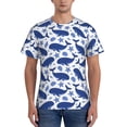 thumbnail image 1 of Qekee Whale Classic Fit T-Shirt Men's Shirt Men's Tight Short Sleeves for Exercise, Running, Mountaineering - Whale, 1 of 9