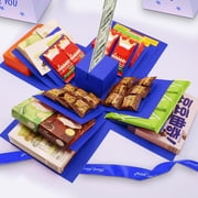 QenASHaing 5-Layer creative explosion gift box, gift wrap box. Creating a 5-Layer of various gifts by yourself. An ideal, mysterious self-made gift for birthday, Christmas and anniversaries.
