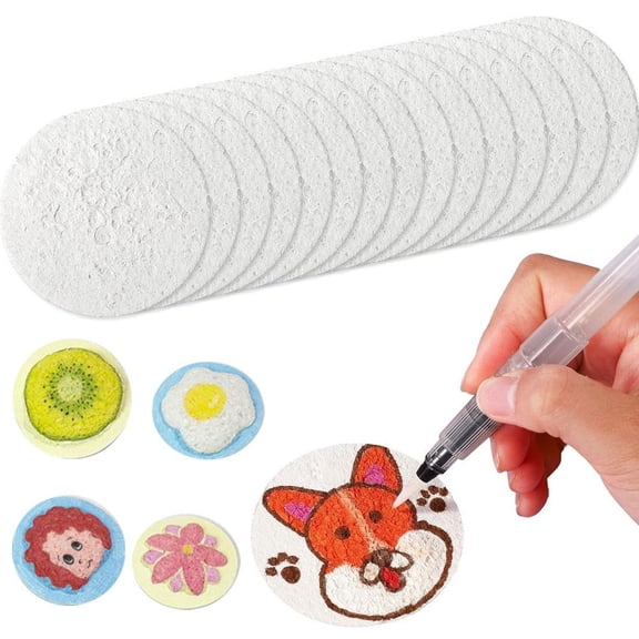 QenASHaing 67 Pcs Magic Foam Texture Painting Kit, Including 30 Pcs Foam Texture Paper, 24 Colors Brush Tip Acrylic Paint Markers,10 Droppers And 3 Brush Pens, Magical 3D Effect Painting Kit