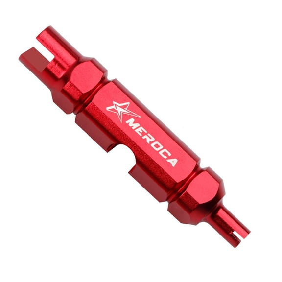 QenASHaing Aluminum Alloy Valve Core Tool 2.13in, Multifunctional for Schrader & Presta Valves Easy Removal, Portable for Bike Tire Tube Repair & Maintenance