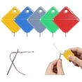thumbnail image 1 of QenASHaing Automatic Needle Threaders for Hand Sewing, Square Needle Threading Helper for Sewing Machine, Fits All Needle Sizes, Easy Selfthread Needle Threaders Tool, Sewing Supplies, 1 of 7