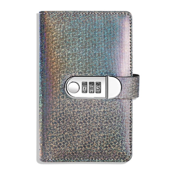QenASHaing Combination Lock Cash Deposit Book, PU Leather Savings Organizer with 50 Page Cash Envelope System