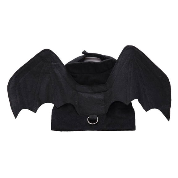 QenASHaing Cute Black Bat Wing Costume for Pets, Soft Dress-Up Accessory for Halloween Parties and Festive Photos