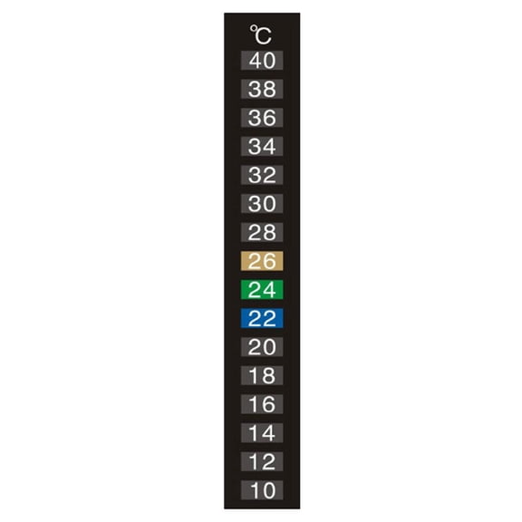 QenASHaing Digital Dual-Scale Aquarium Thermometer with Self-Adhesive Sticker for Easy Tank Temperature Monitoring