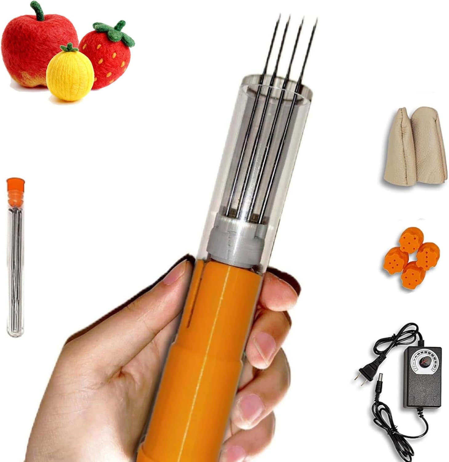Shells Needle Helting QenASHaing Electric Needle Felting Machine, Wool Felting Tool, 7-Needle ...