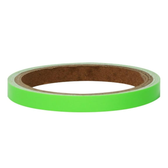 QenASHaing Green Luminous Self-Adhesive Tape 1x300cm, Glow in Dark Fluorescent Safety Strips for Low Light, Easy Peel and Stick for Stairs, Doors, Walls, Night