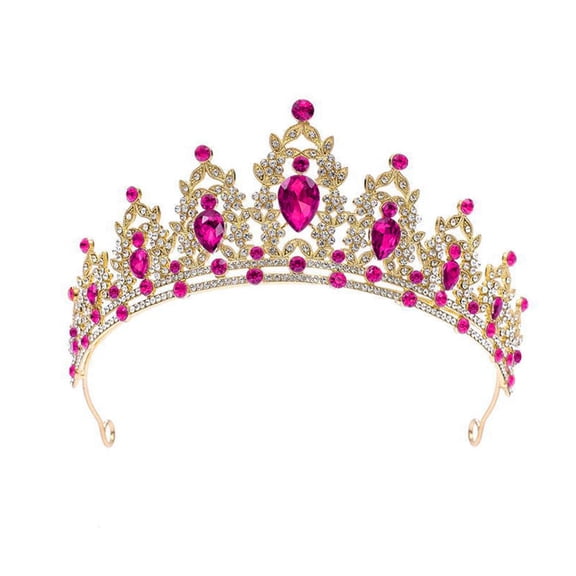 QenASHaing Metal Hair Crown 5.66 Inch, Adjustable Bendable Wire for All Head Sizes, for Wedding Party Cosplay Photo Shoot