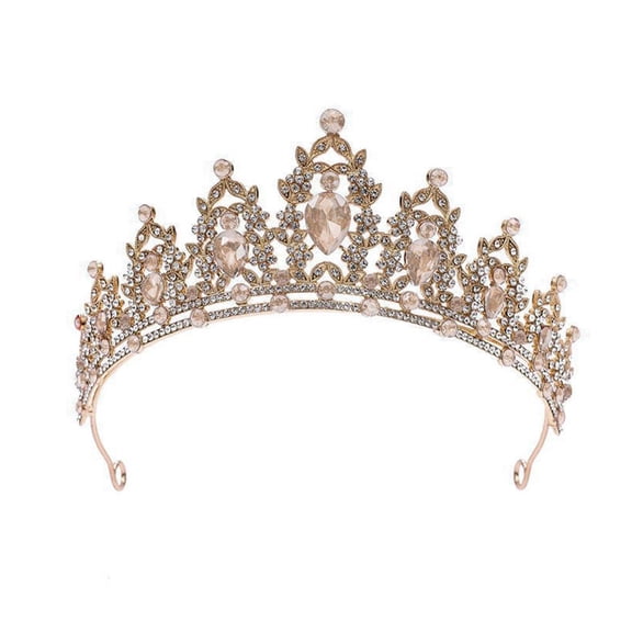 QenASHaing Metal Hair Crown 5.66 Inch, Adjustable Bendable Wire for All Head Sizes, for Wedding Party Cosplay Photo Shoot