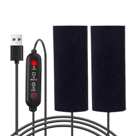 QenASHaing Motorcycle Heated Handle Grips with USB Port, 3-Speed Adjustable Temperature for Rapid 10-Second Warmth, for Motorcycle Scooter Bike Riding in Cold