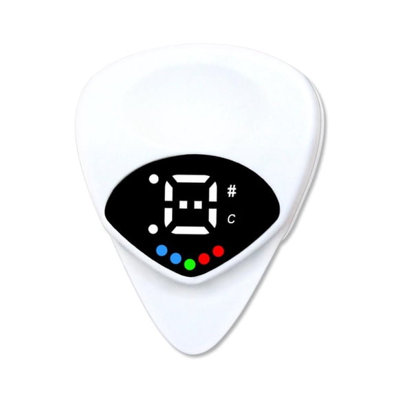 QenASHaing Pick Guitar Tuner with LCD Display, Accurate Tuning for Standard & Alternate Notes, Portable Clip-On for Acoustic Electric Guitars