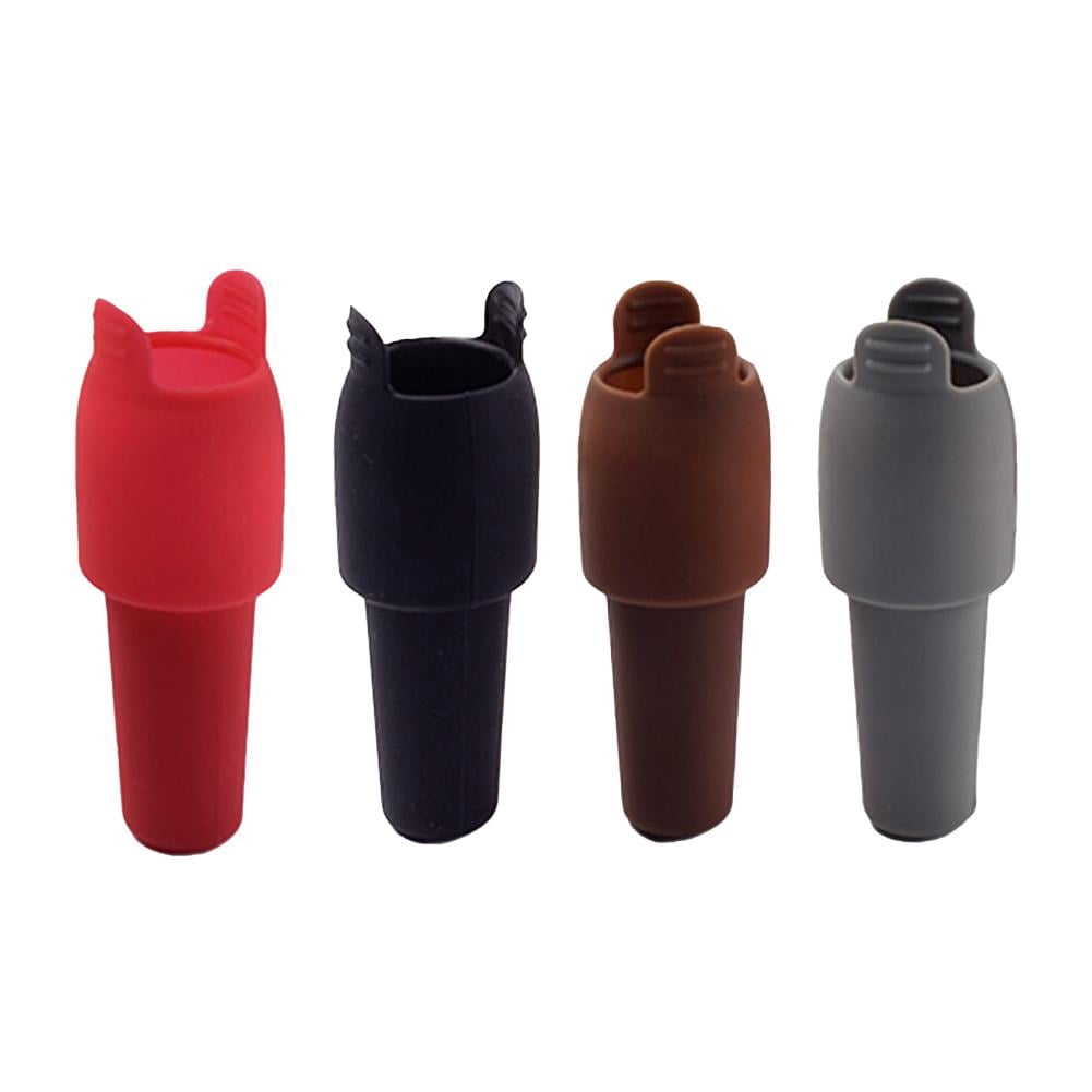 QenASHaing Silicone Wine Stoppers 4-Pack, Dual-Seal Freshness Lock with ...