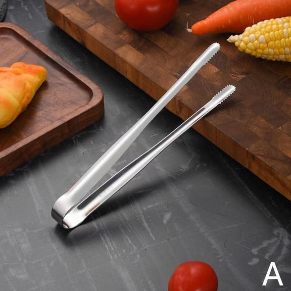 QenASHaing Stainless Steel Grill Clip 3 Sizes, Rust-Proof Nonstick Barbecue Tool for Even Heating, Kitchen Backyard Camping Cookout Essential