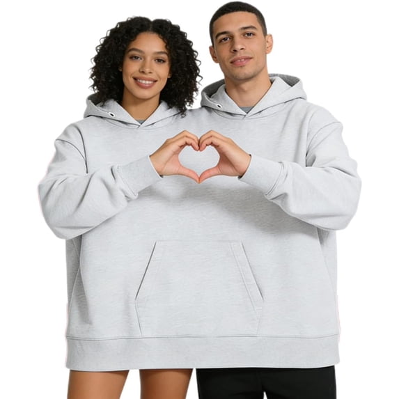 QenASHaing Two Person Hoodies Couples Funny Intimate Lover Matching Sweatshirts Valentine'S Day Long Sleeve Oversized Hoodie