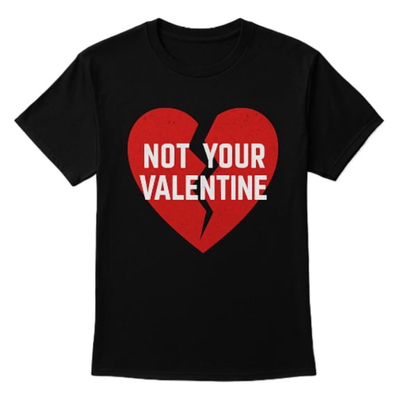 QenASHaing Valentine's Day T-shirt, High-Quality Cotton, Comfortable & Breathable, Perfect Holiday Gift for Boyfriends, Brothers, and Fathers