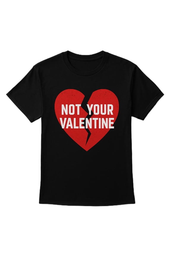 Valentine's Day T-shirt, High-Quality Cotton, Comfortable & Breathable, Perfect Holiday Gift for Boyfriends, Brothers, and Fathers