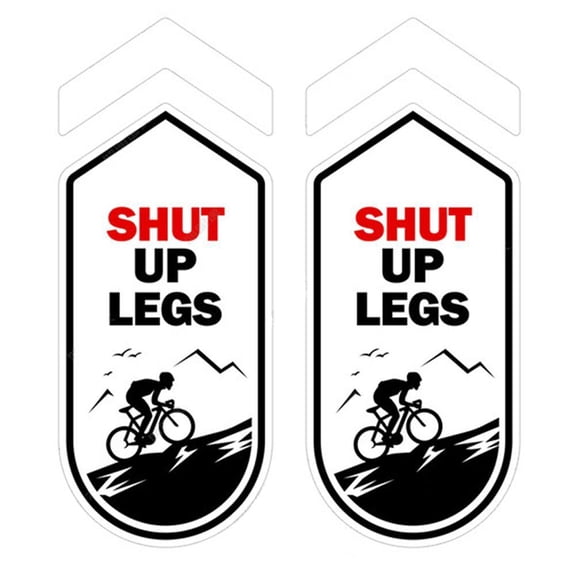 QenASHaing Waterproof Bike Stickers 2-Pack, Strong Adhesive Peel and Stick Design for Long-Lasting Decor, Personalize Your Road or Mountain Bike Frame and Helmet