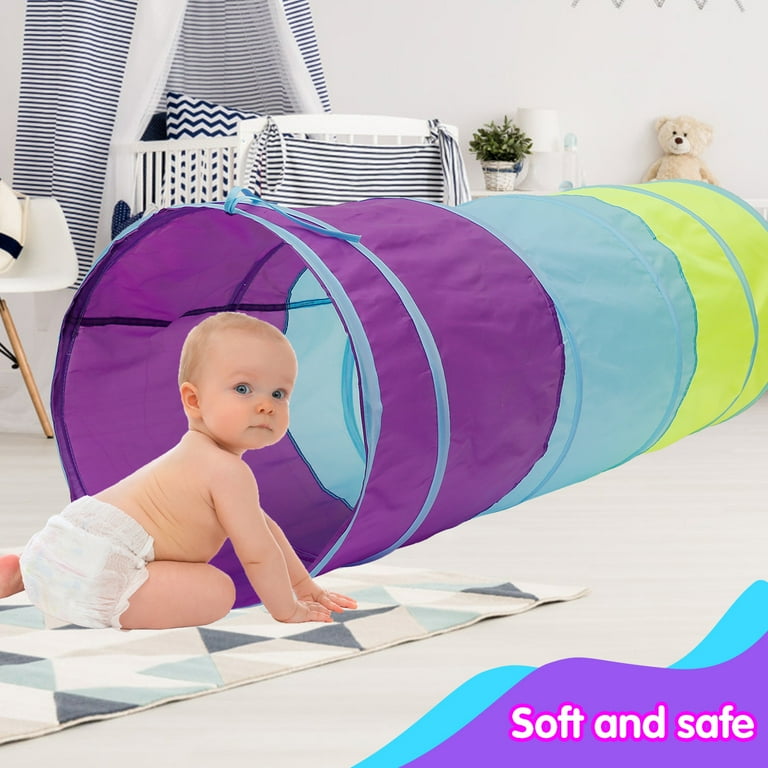 Collapsible tunnel shop for toddlers