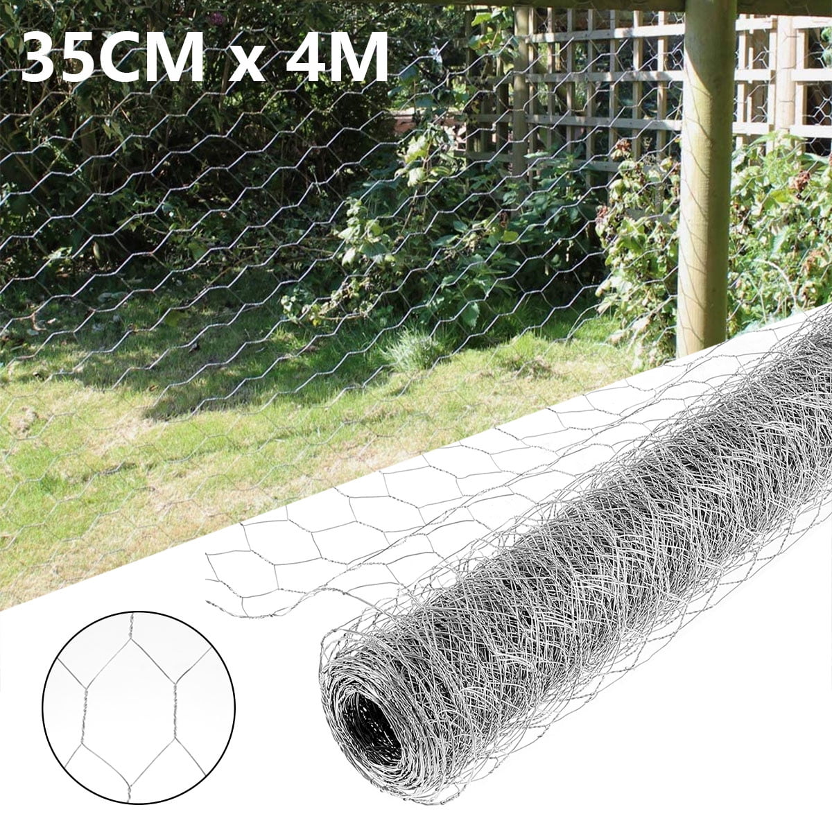 Qenwkxz 13FT x 13.78inch Metal Fence Netting Metal Wire Fences ...