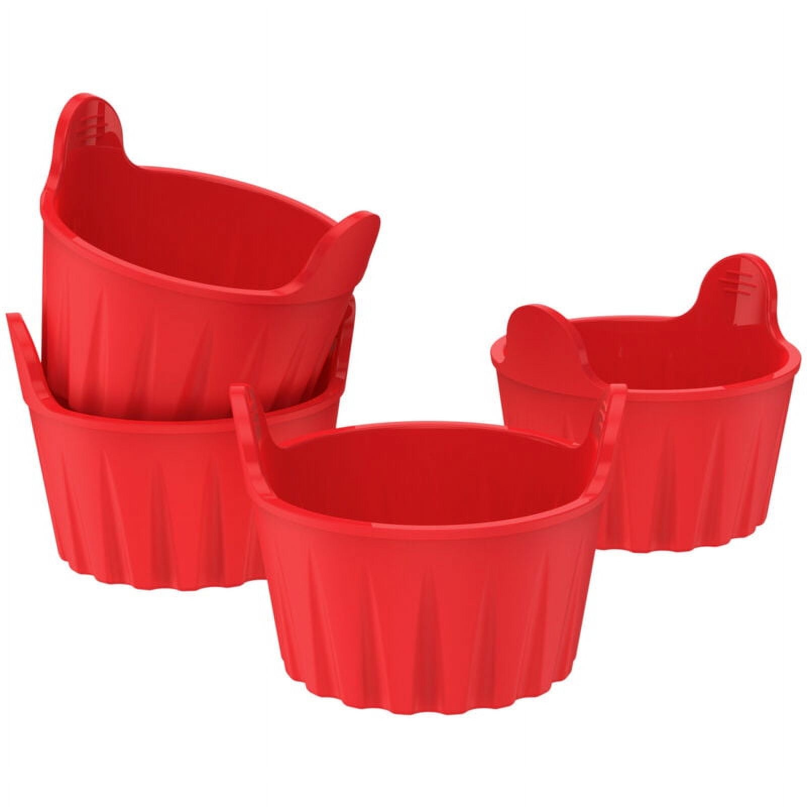 Qenwkxz 4pcs Air Fryer Egg Poacher Food Grade Silicone Egg Poaching