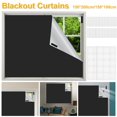 Qenwkxz 59" x 39" Portable Blackout Window Shades Travel Blackout ...