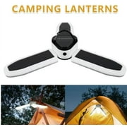 Qenwkxz 60 LED Camping Lamp, Collapsible Solar Hanging Lantern Light, Portable Outdoor Waterproof Hanging Tent Lamp, USB Rechargeable Phone Charger, Emergency Light