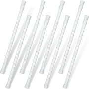 Qenwkxz 6PCS Window Security Bar, 15.7-27.5 Tension Rods, Sliding Door Security Bar, Diameter Window Safety Lock Bar with Rubber Tips for Bathroom Cupboards White