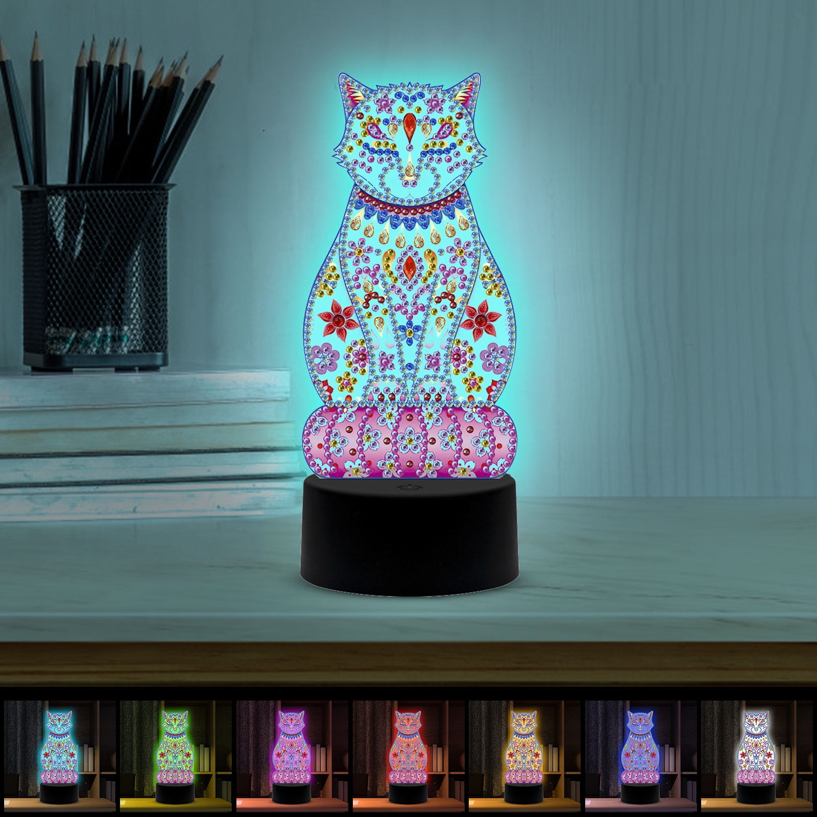 Diamond Painting Nightlight: Craft Kit for Kids – Faber-Castell USA