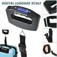 Qenwkxz Digital Luggage Scale Handheld 110 Pounds Suitcase Weight Scale
