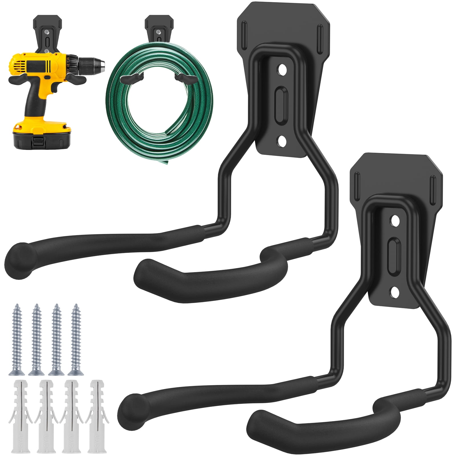 Qenwkxz Garden Power Tool Hanger String Trimmer Hanger Bracket 2 Pcs Metal Weed Eater Rack for Wall Weed Eater Hanger. Garden Tool Organizer and Storage Hook for Garage Trimmer Walmart