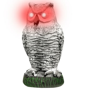 Galashield Owl Decoy | Plastic Owls To Scare Birds Away | Owl Statue