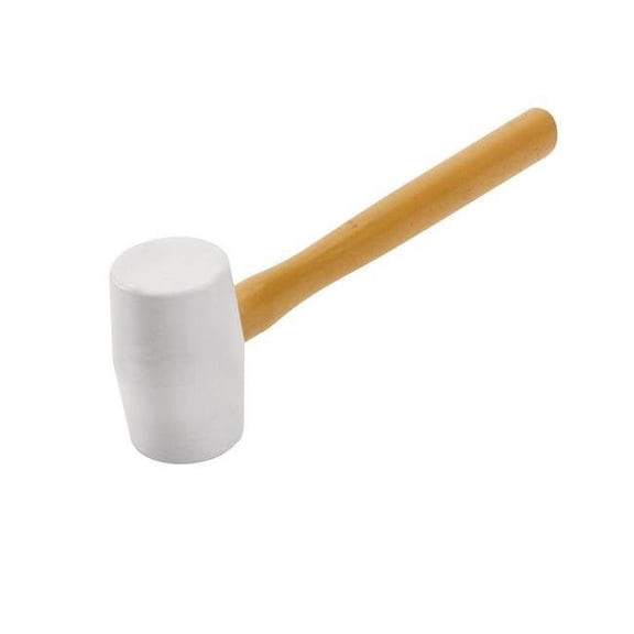 Qep 61613 16 oz White Rubber Tile Tapping Mallet