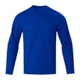 thumbnail image 1 of Qepwsc Men's Quickly Dry Fits Long Sleeve T Shirts, Lightweight Athletic Performance Tops Solid Crew Neck T-Shirt Workout Outdoor Basic Shirts, 1 of 6