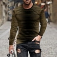 thumbnail image 1 of Qepwsc Mens Casual Shirts Crewneck Long Sleeve Sweatshirt Fashion Gradient Pullover Work Tops Basic Tees Shirts Trendy Winter Fall Outfits Clothes 2025 Loose Fits Outerwear, 1 of 5