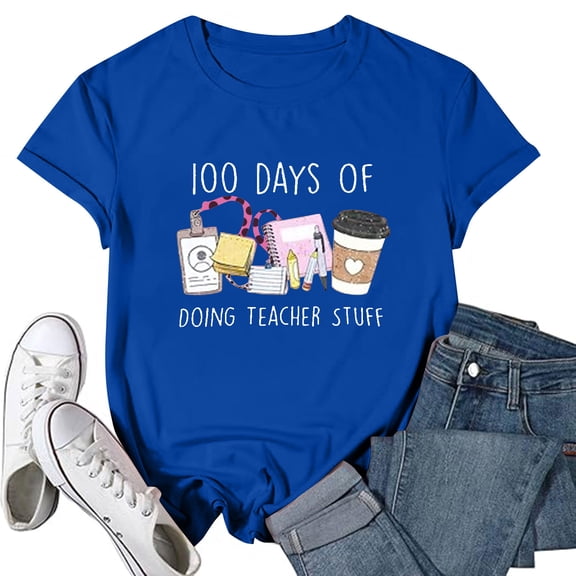 Qepwsc Womens Crew Neck T shirts Short Sleeve Casual Tunic Tops Cute Graphic Solid Blouses Loose Fits Ladies Blouss Sweatshirt Going Out Tops Fashion Clothes 2025 Tees S-XXL