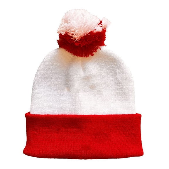 Qepwscx Adults Unisex Knit Christmas Hat, Festive Party Christmas Supplies