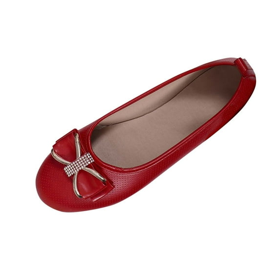 Qepwscx Ballets Flats Shoes for Women: Dressy Pointed Toe Bow Flats Comfortable Slip Work Business Shoes for Driving Dating Wedding Casual Footwear for All-Day Comfortable Loafers Beach Shose