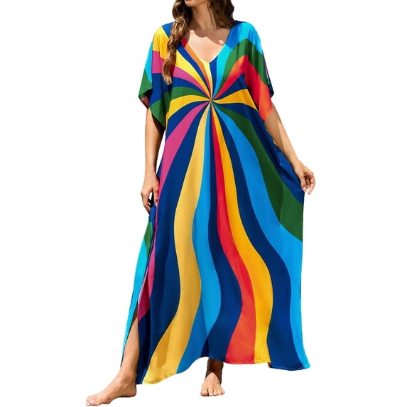 Qepwscx Cocktail Dresses for Women 2026 Elegant Classy Fall Long Sleeve Midi A Line Flowy Modest Party Dress Free Size