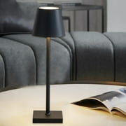 Qepwscx Cordless Table Lamp 1500mAh Rechargeable Battery Operated LED Desk Lamp 3 Color Stepless Dimming,Minimalist Portable Night Light for Couple Dinner/Restaurant/Outdoor Camping//Bedroom Clearance