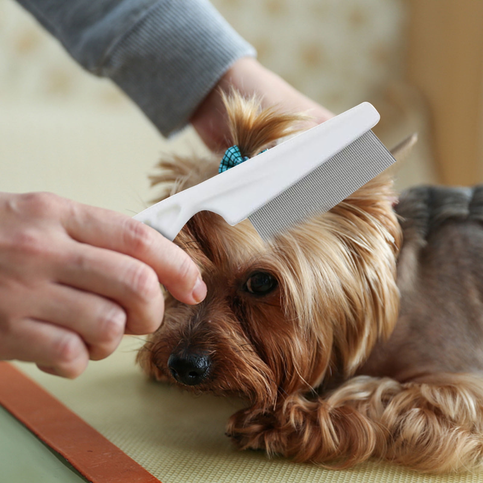 Qepwscx Dog & Cats Combs For Grooming Long Haired Cats & Dogs Flea Removal Comb Beauty Comb Hair