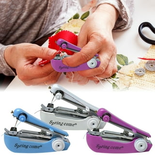 BUYISI Mini Sewing Machine Handheld Portable Electric Sewing Machine with  Accessories 
