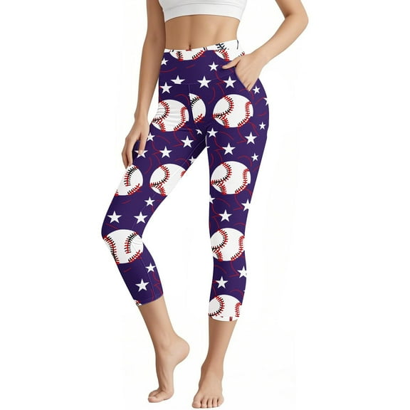 Qepwscx High Waisted Leggings for Women - Elastic Waist Capris Casual Long Shorts Print Yoga Pants for Workout Running Athletic Women's Leggings Summer Graphic Bermuda Shorts