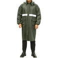 thumbnail image 1 of Qepwscx Long Hooded Raincoat Safety PVC Waterproof Emergency Rain Jacket Poncho for Men Adults XL_XXXXL, 1 of 6