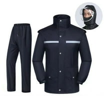 Qepwscx Men's Rain Suit Packable Waterproof Lightweight Rain Gear for Golf Hiking Cycling 2 Pieces