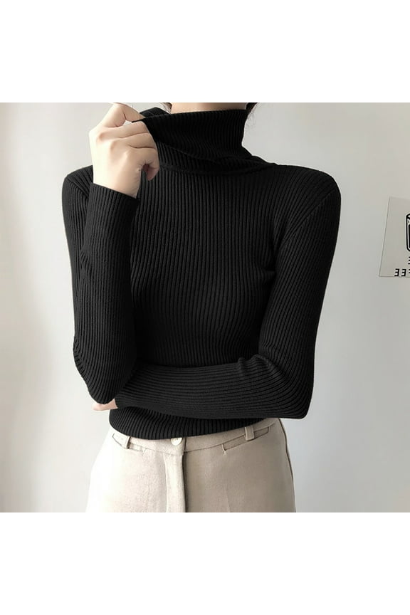 Qepwscx Mock Neck Tops for Women Long Short Sleeve Ribbed Knit Tight Stretchy Dressy Casual T-Shirts Winter Slim Fits Thermal Active Layer Shirts Underwear