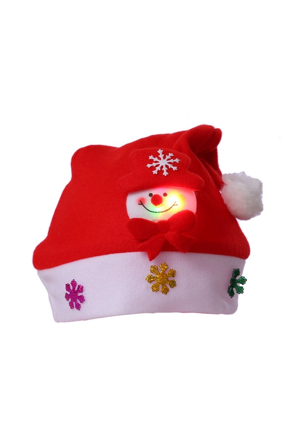 Santa Hat Christmas Hat Xmas Adult Women Men -Soft Warm Long for Christmas Festive Holiday Party Outdoor Winter Red