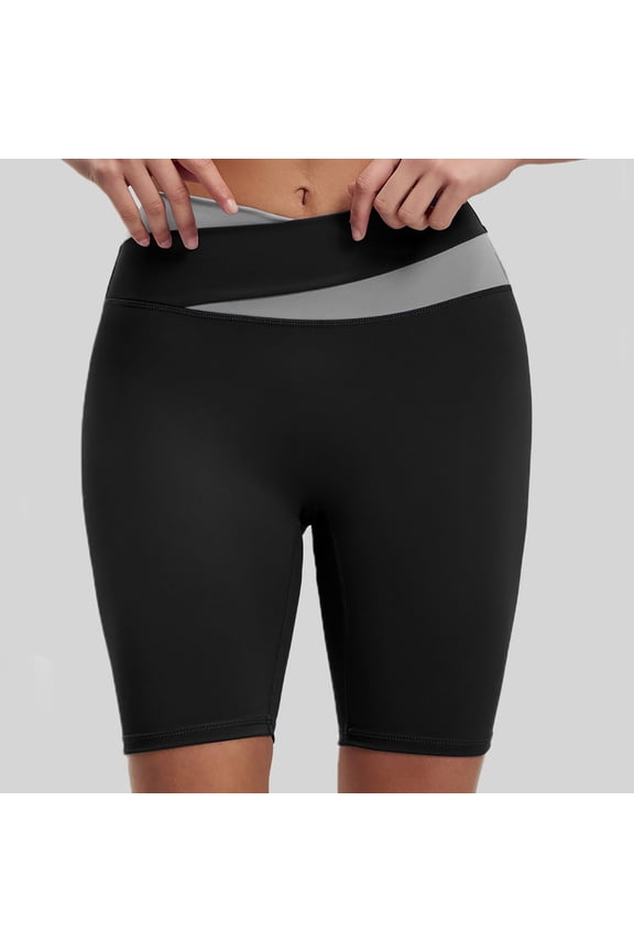 Shorts For Women High Waisted Yoga Shorts Stretch Soft Tummy Control Biker Shorts Going Out Gym Compression Shorts L