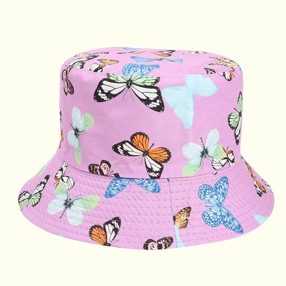 Qepwscx Summer Bucket Hat for Women Men Bucket Cap Graphic Sun Protection Fisherman Cap Wide Brims Bucket Cap Sports Caps for Adults Outdoor Activities Vacation
