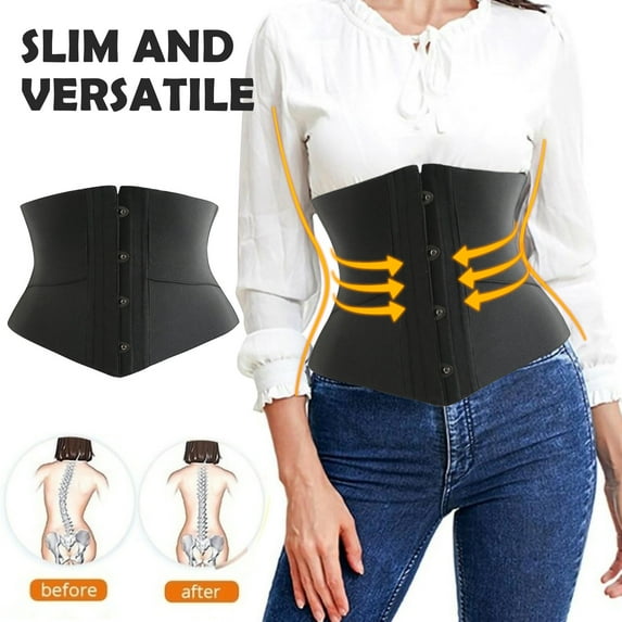 Qepwscx Waist Trainer for Women Corset Shapewear Slim Body Shaper Girdle Waist Cincher Postpartum Belly Bands Workout Corset Tops for Wome Corset Belt Working Out Shapewea